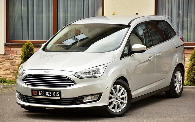 Ford Grand C-MAX cena 39700 przebieg: 134143, rok produkcji 2016 z Borek Wielkopolski małe 781